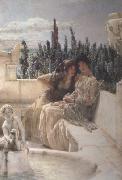 Alma-Tadema, Sir Lawrence Whispering Noon (mk23) oil painting artist